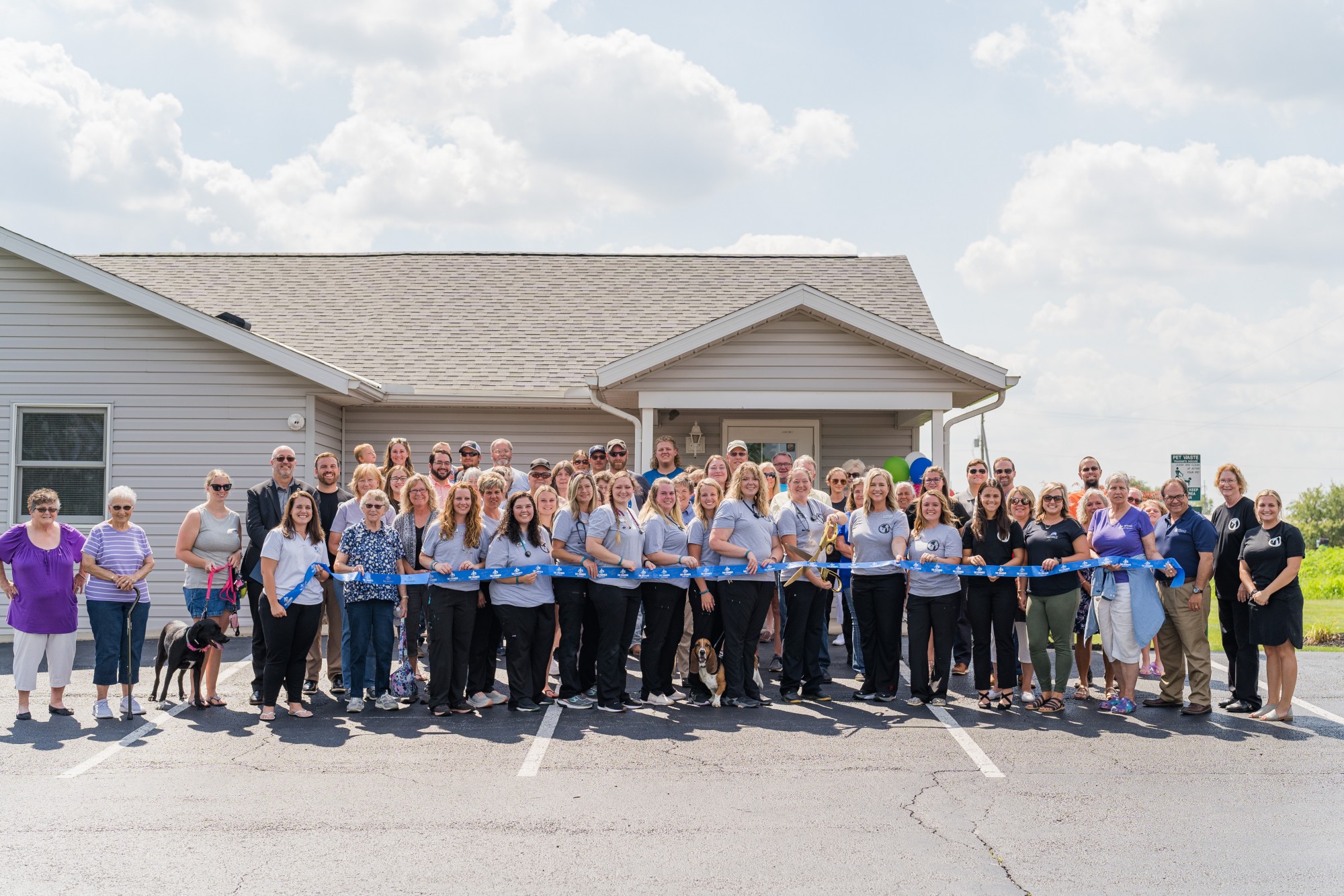Dr. Katie Daniel Cuts Ribbon on Animal Care Center of Tiffin