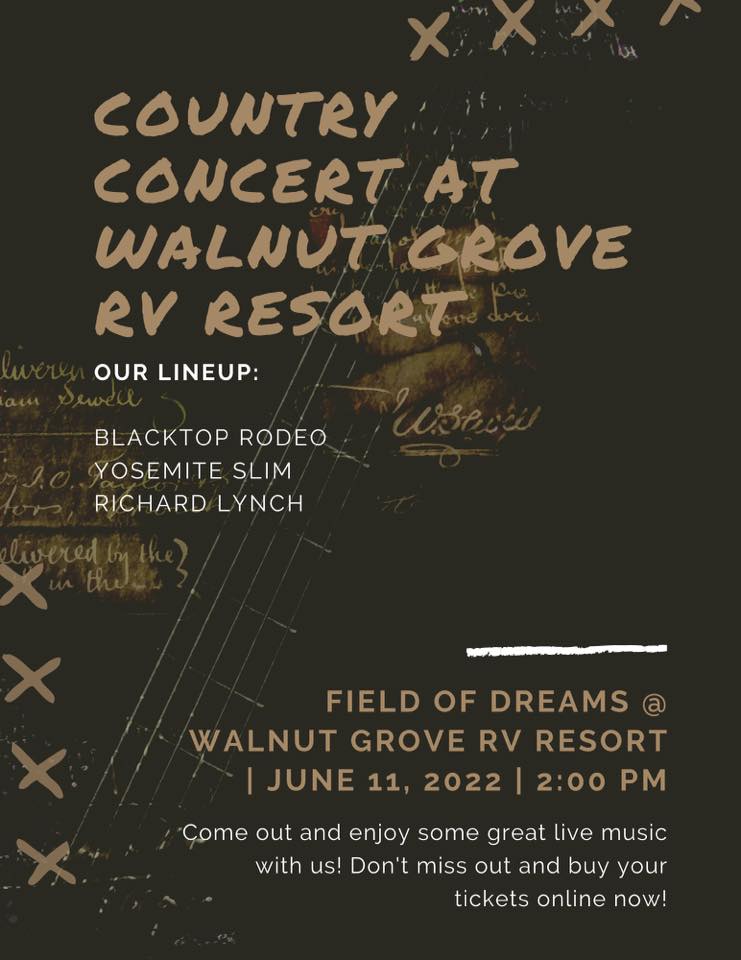 Walnut Grove RV Resort Country Concert