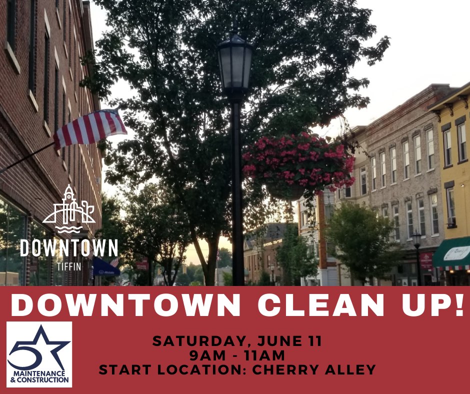 Downtown Tiffin Clean-Up