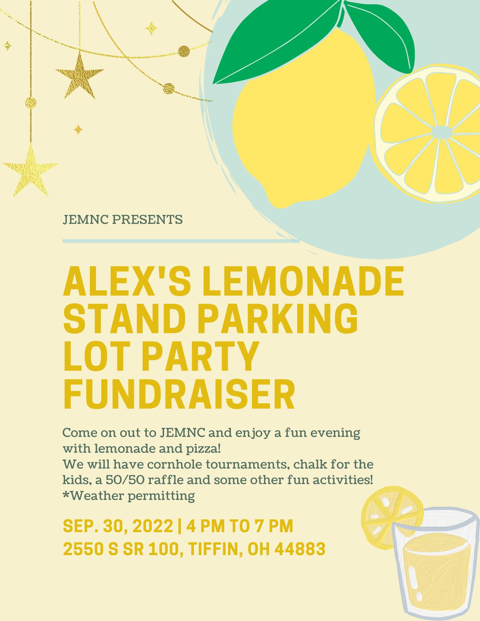 Alex's Lemonade Stand Parking Lot Party