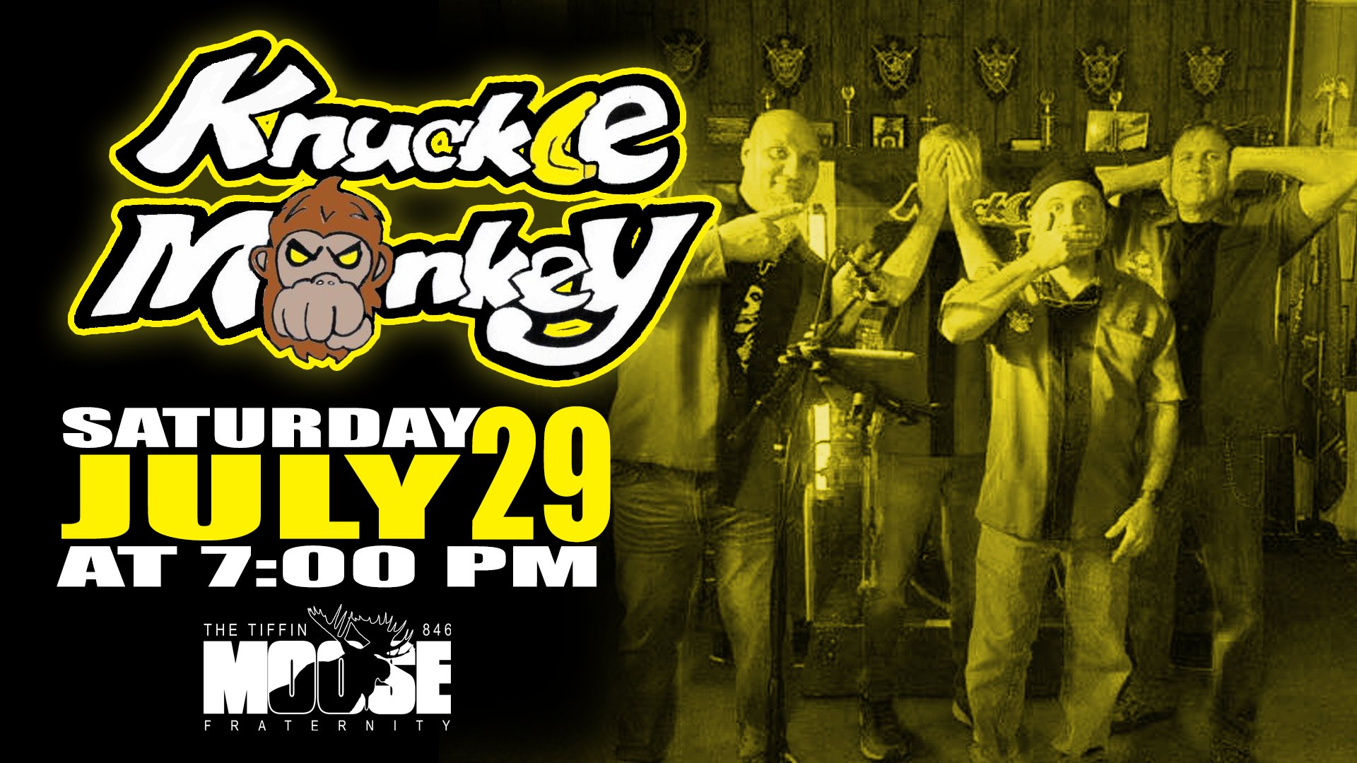 Knuckle Monkey Band @ The Tiffin Moose