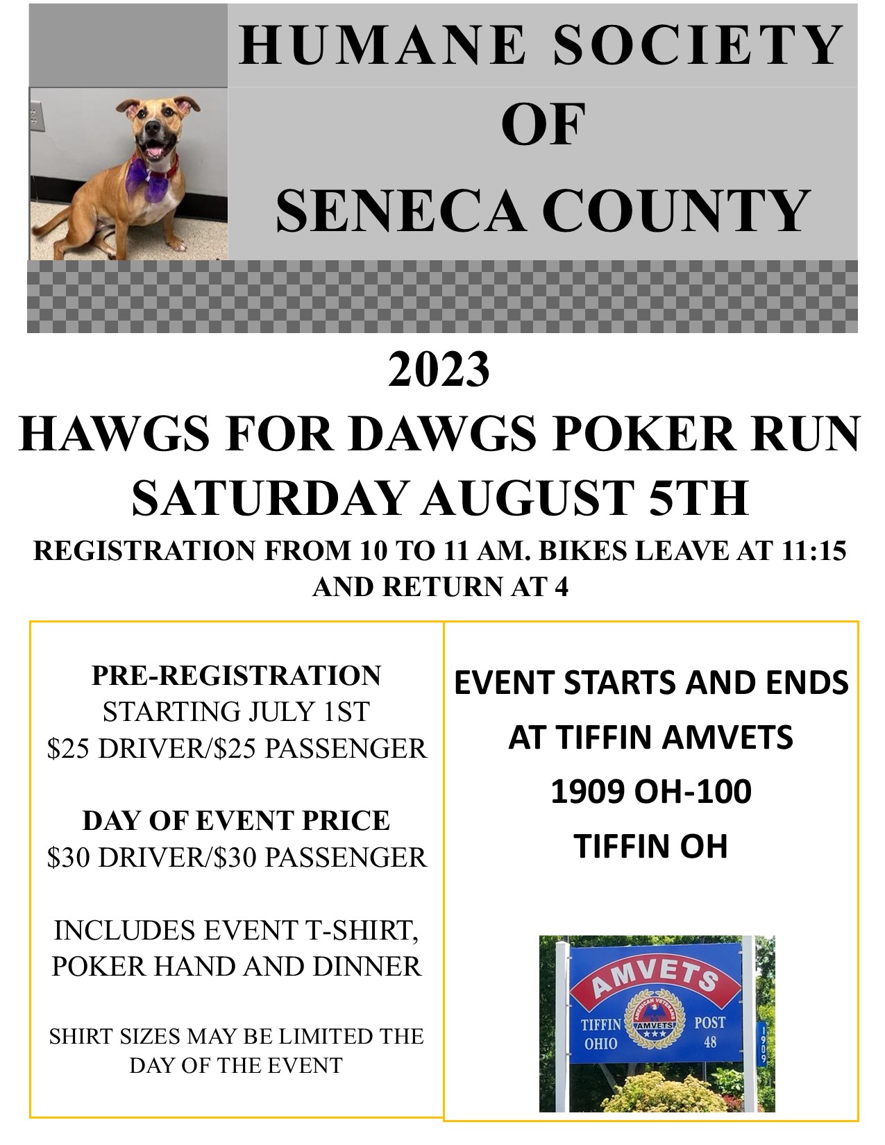 2023 Hawgs for Dawgs Poker Run