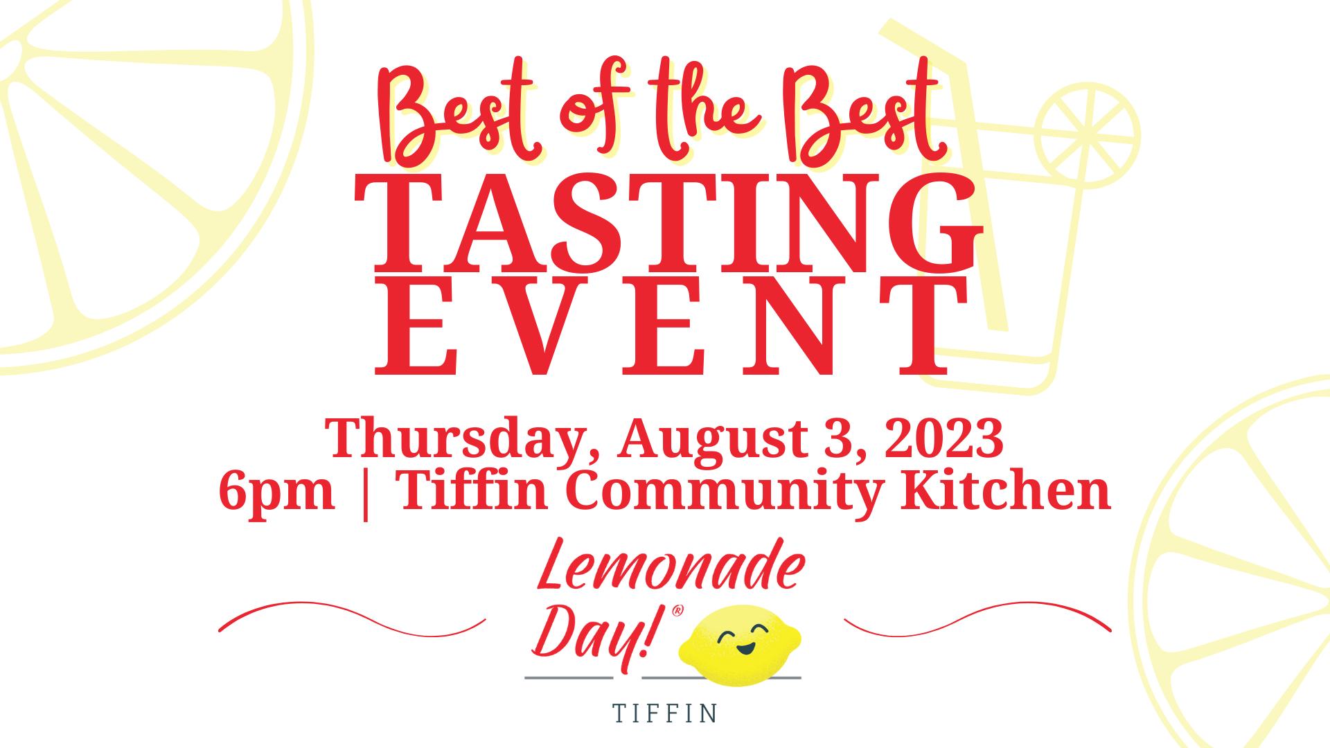 Best of the Best Tasting Event | Lemonade Day Tiffin