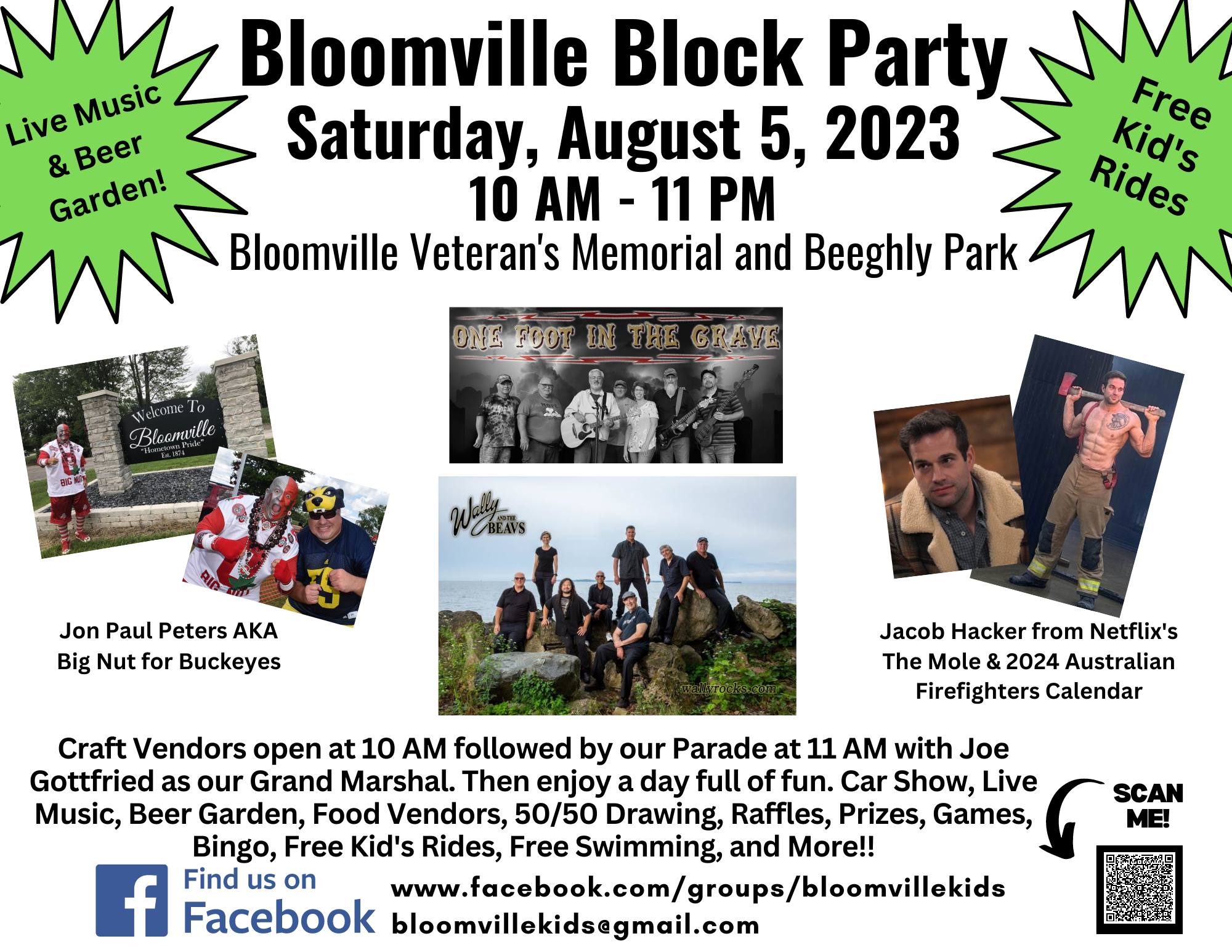 3rd Annual Bloomville Block Party & Car Show