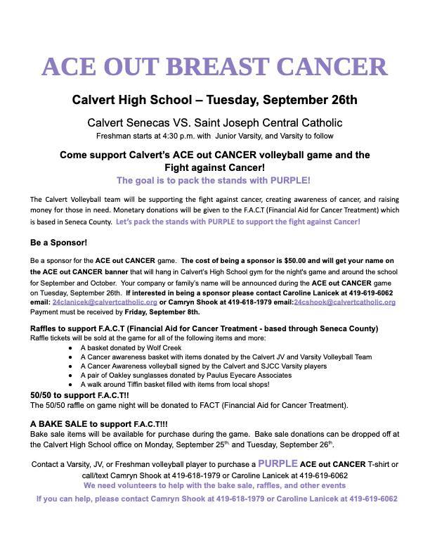 Ace Out Breast Cancer