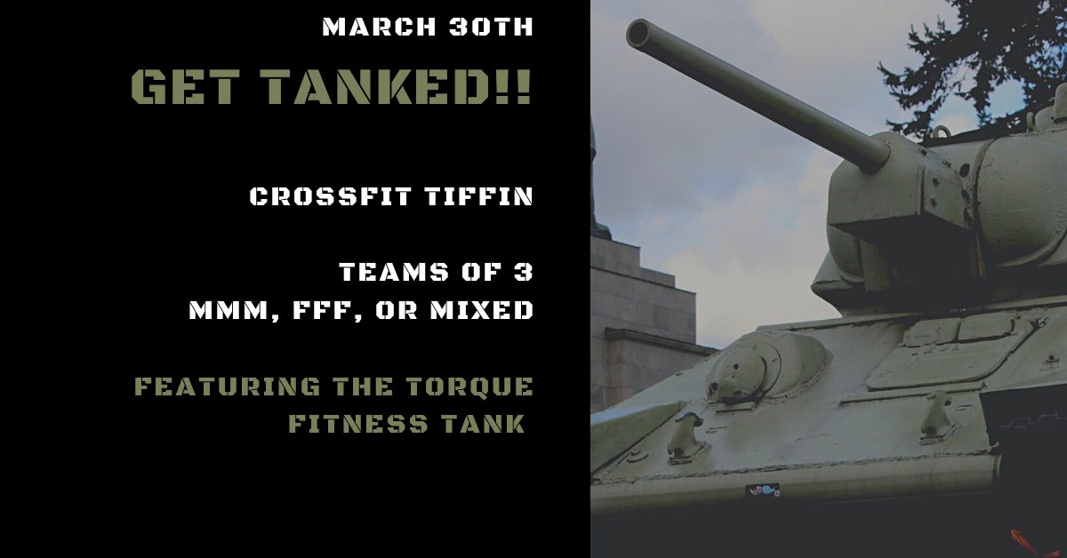 Get Tanked with CrossFit Tiffin