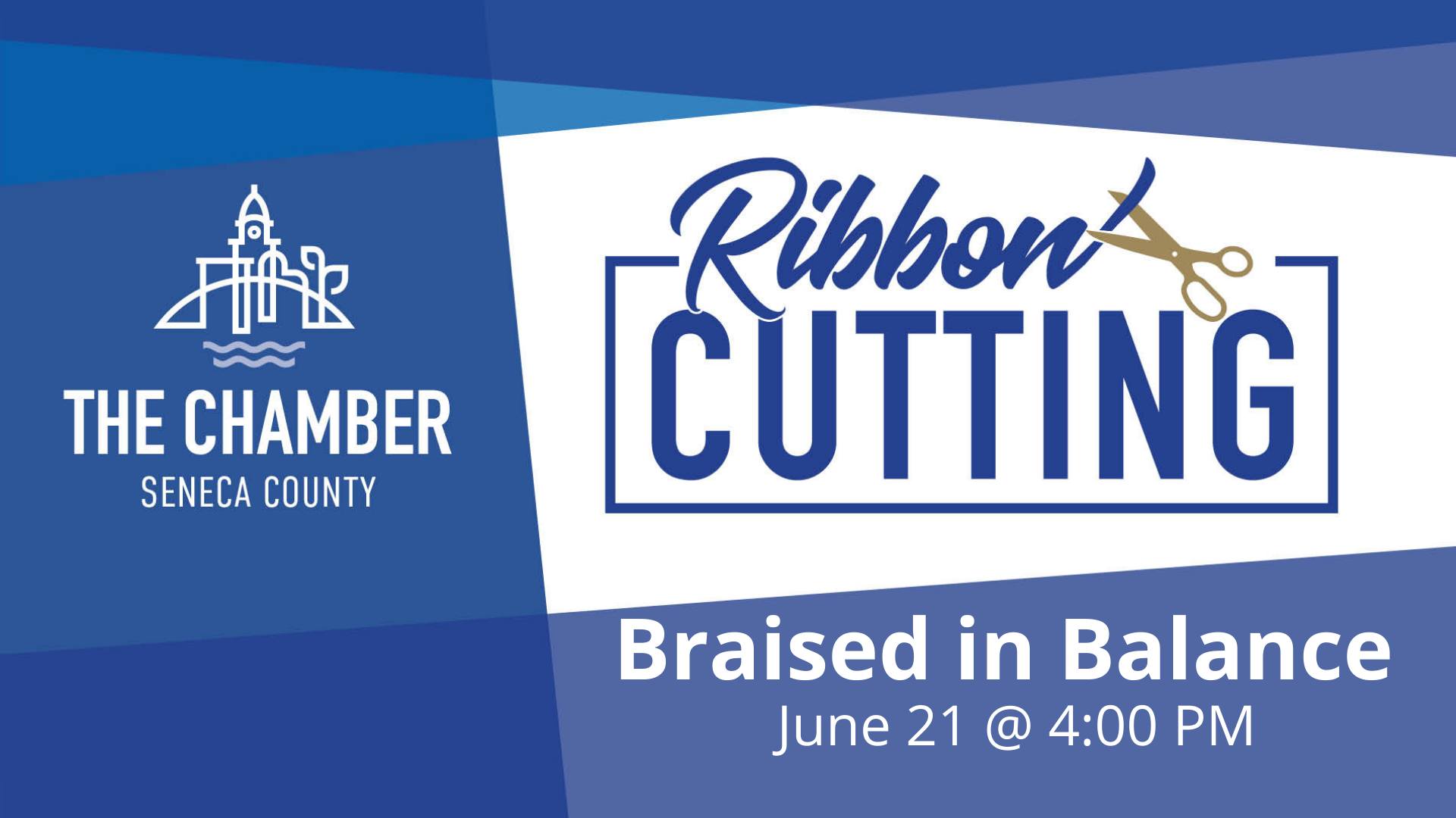 Seneca Regional Chamber Ribbon Cutting: Braised in Balance