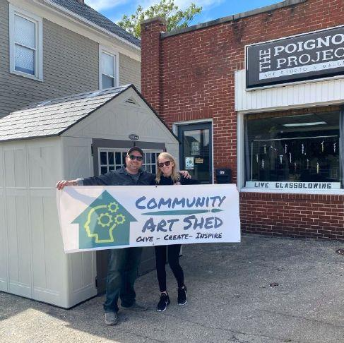 Poignon Project to open "Community Art Shed" 