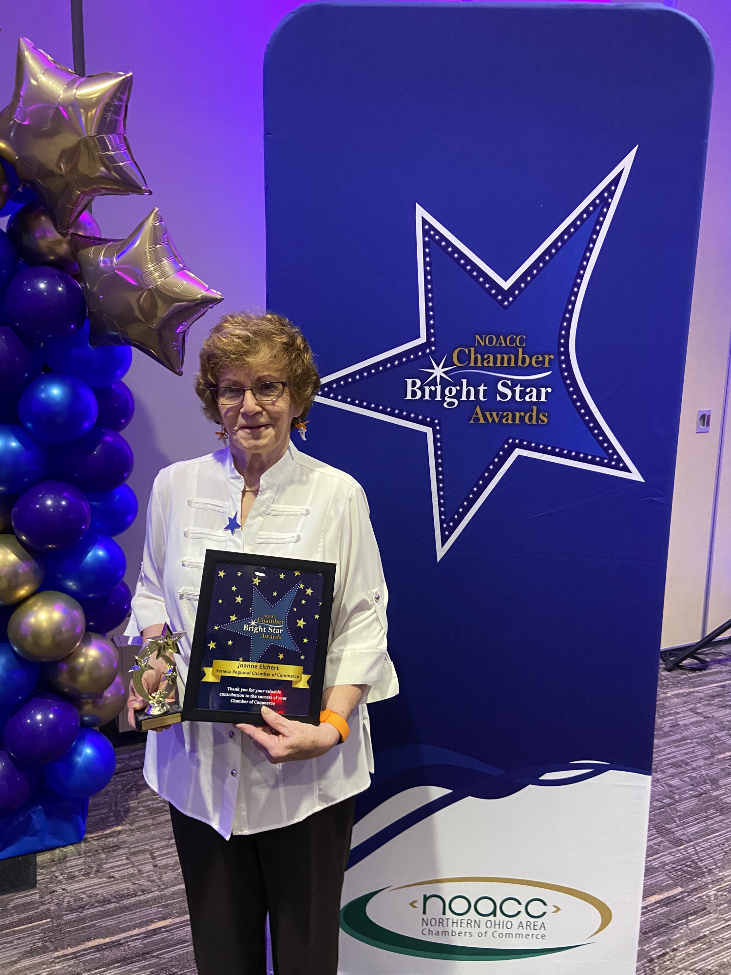 Seneca Regional Chamber Volunteer Honored with Bright Star Award