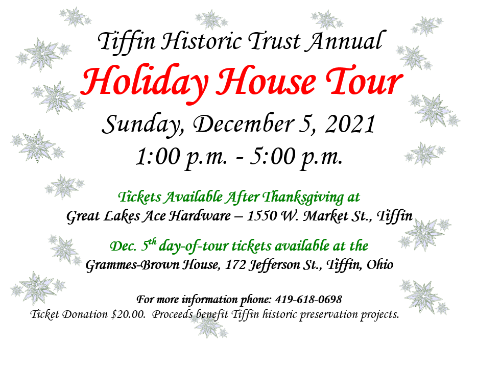 Tiffin Historic Trust Holiday House Tour