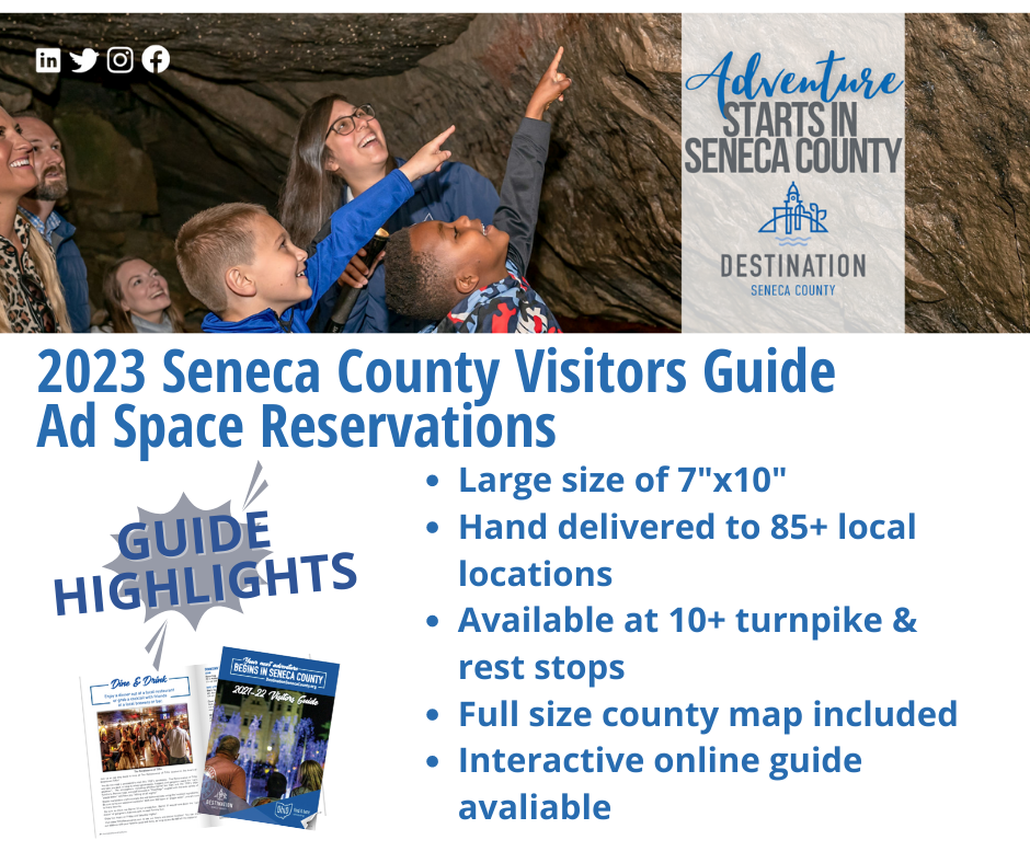 2023 Seneca  County Visitors Guide Ad Space