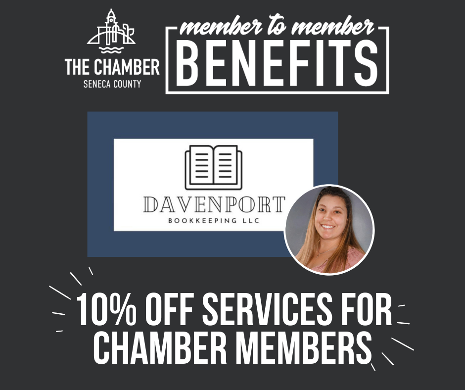 Davenport Bookkeeping, LLC offers New Business Benefit to Chamber Members