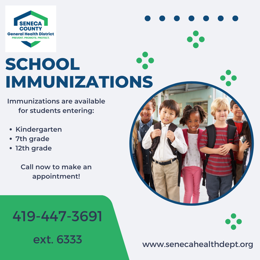 School Immunizations are Available