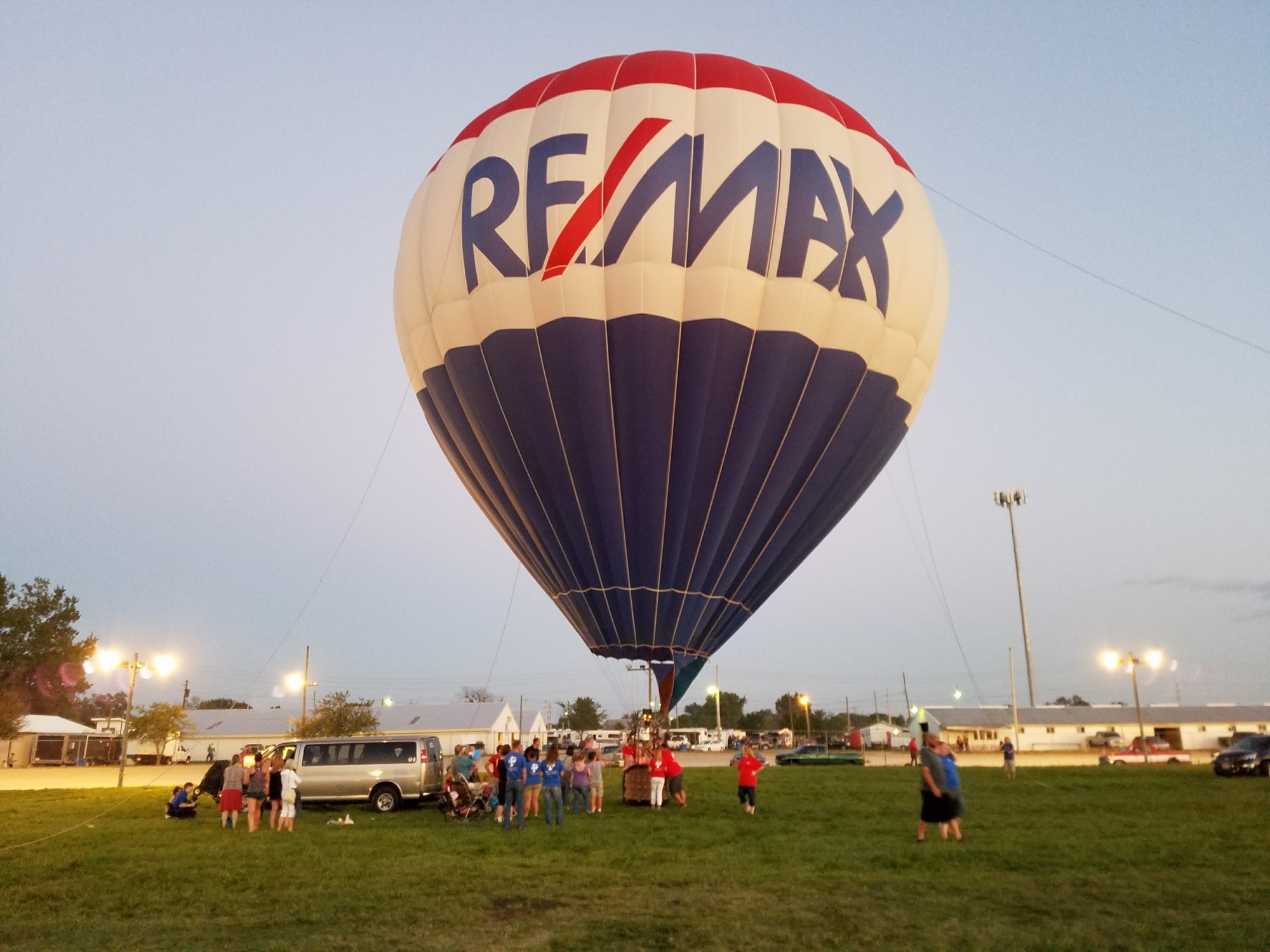 RE/MAX Hot-Air Balloon at the 181st Annual Seneca County Fair