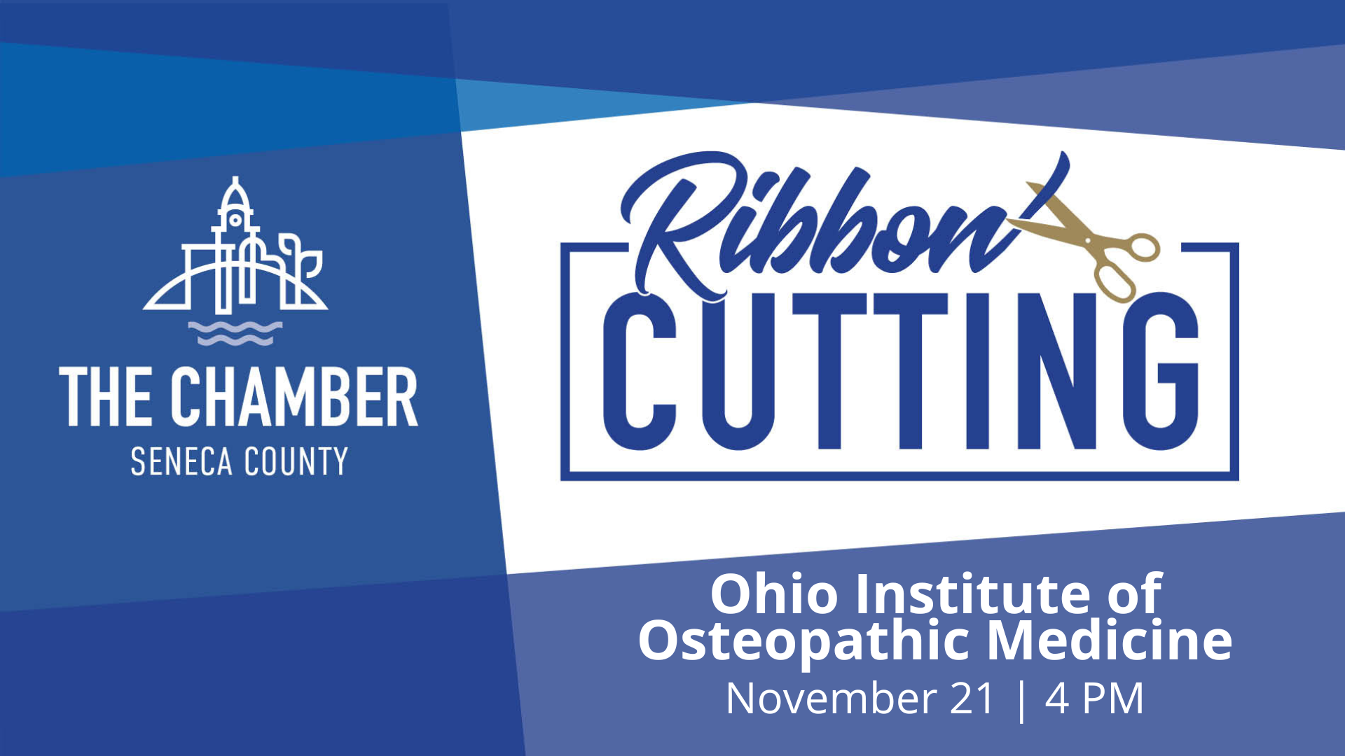 Seneca Regional Chamber: Ribbon Cutting & Open House Ohio Institute of Osteopathic Medicine
