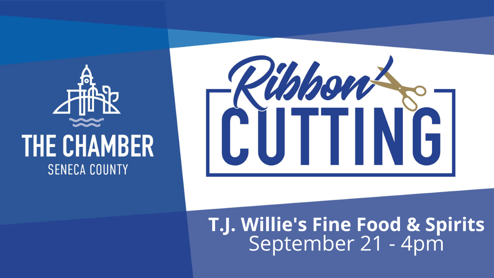 Ribbon Cutting T. J. Willie's
