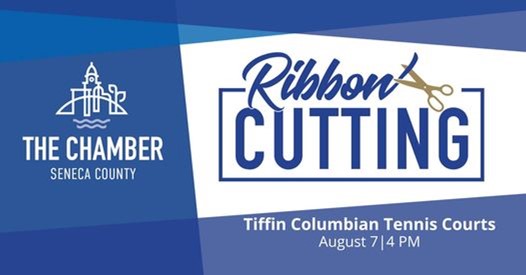 Seneca Regional Chamber | Ribbon Cutting for Tiffin Columbian Tennis Courts