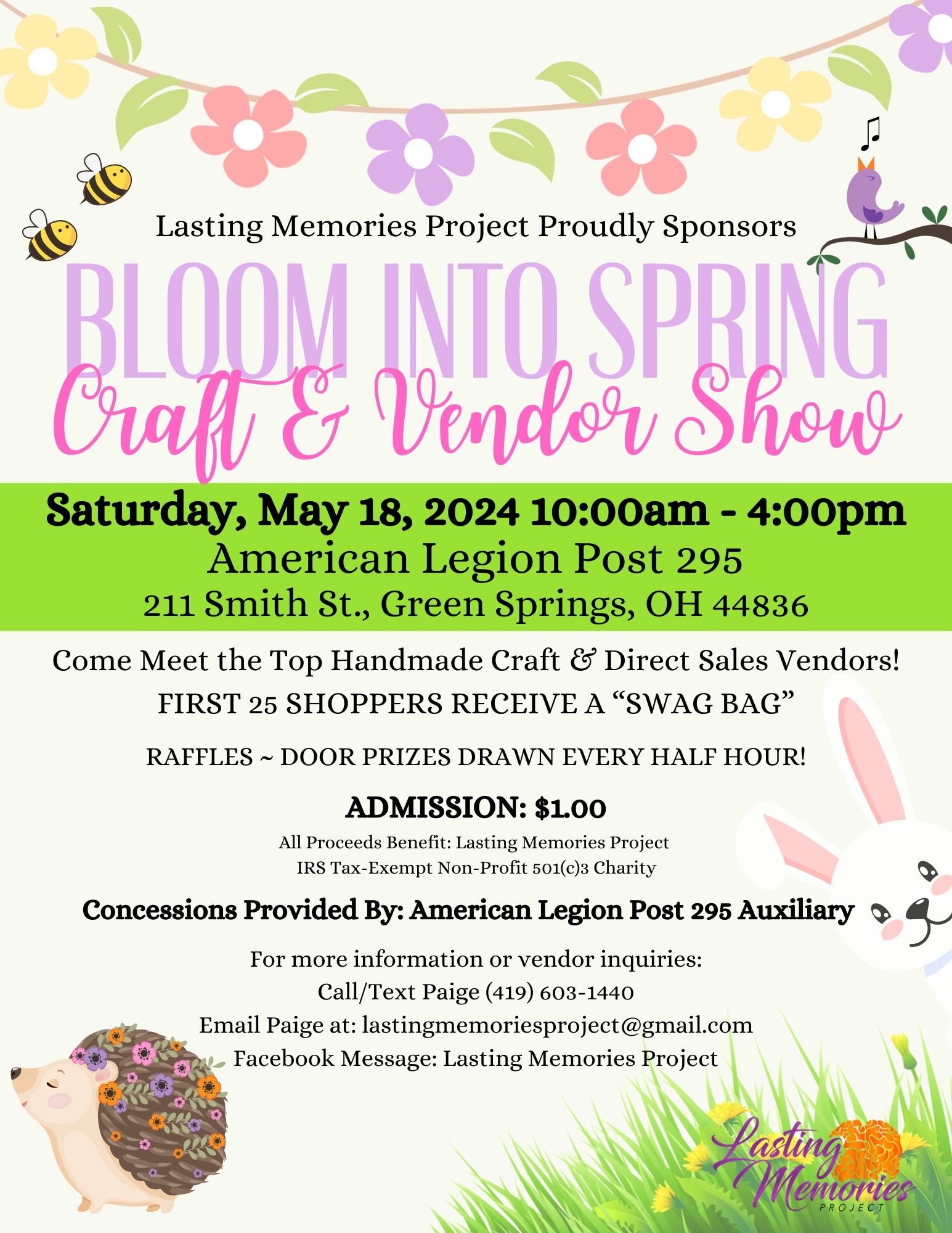 Bloom Into Spring Craft & Vendor Show
