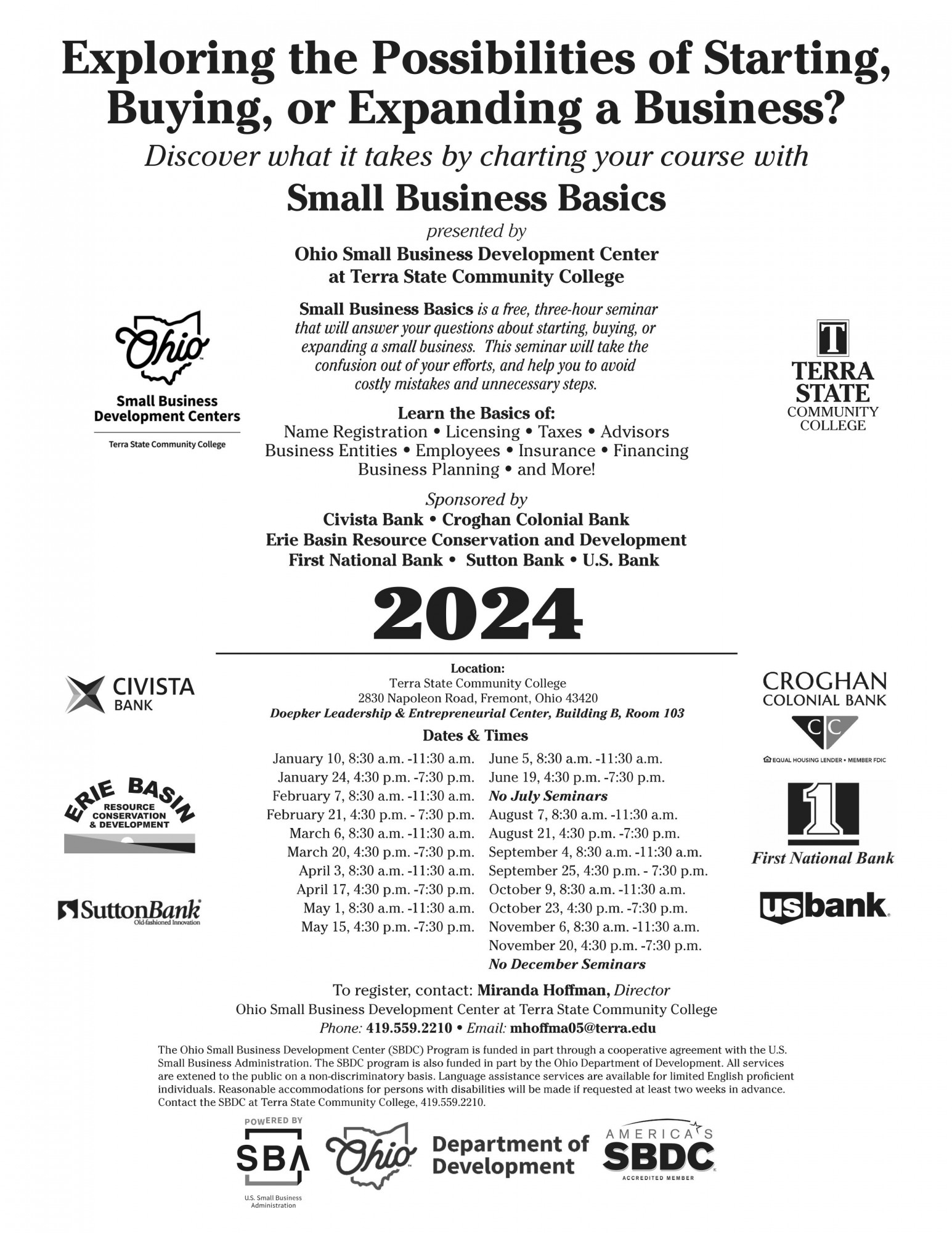 Small Business Basics Seminar