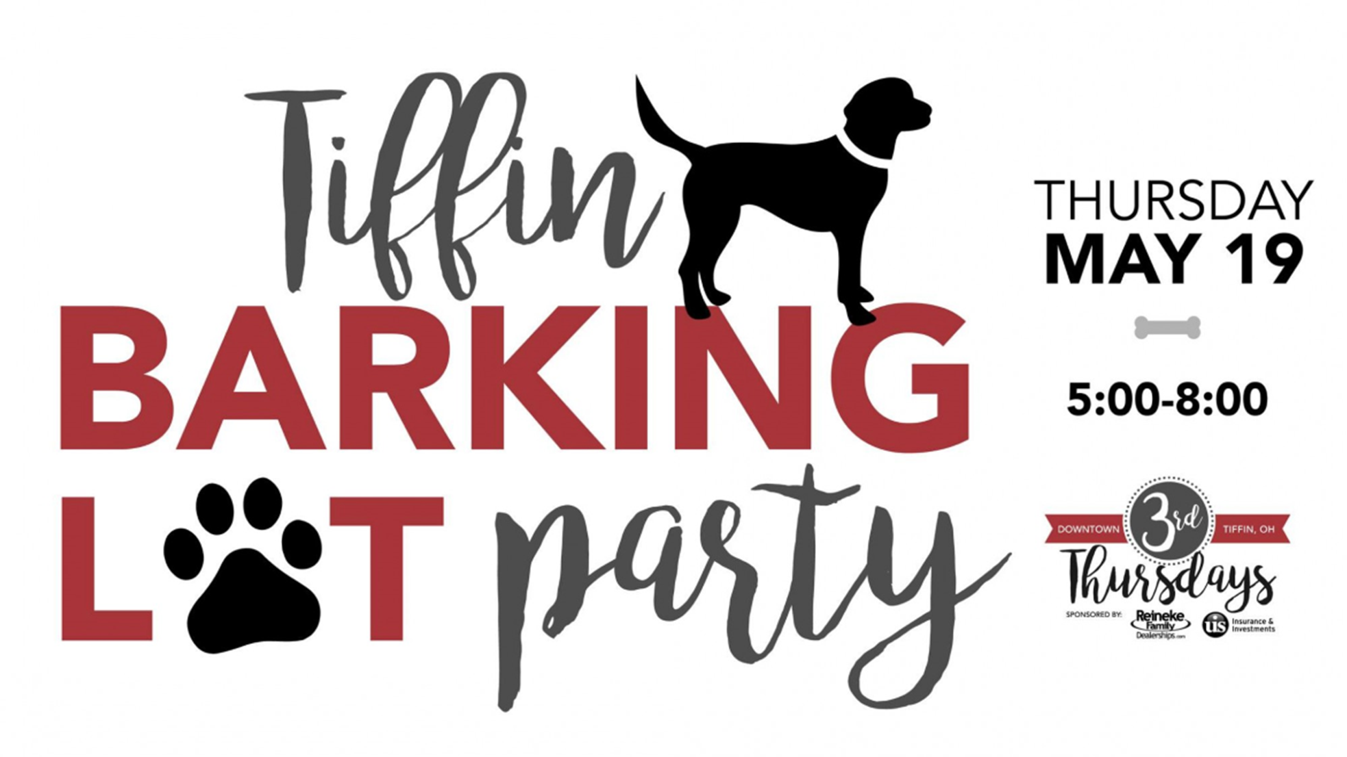 Third Thursday Tiffin Barking Lot Party