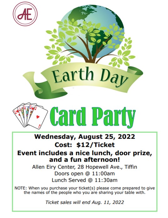 Allen Eiry Center Earth Day Card Party