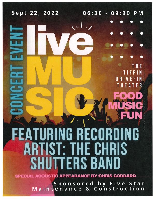 Community Event: Live Music Free Concert Featuring The Chris Shutters Band  