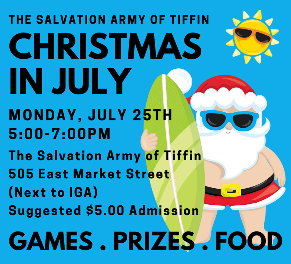 Salvation Army's Christmas in July
