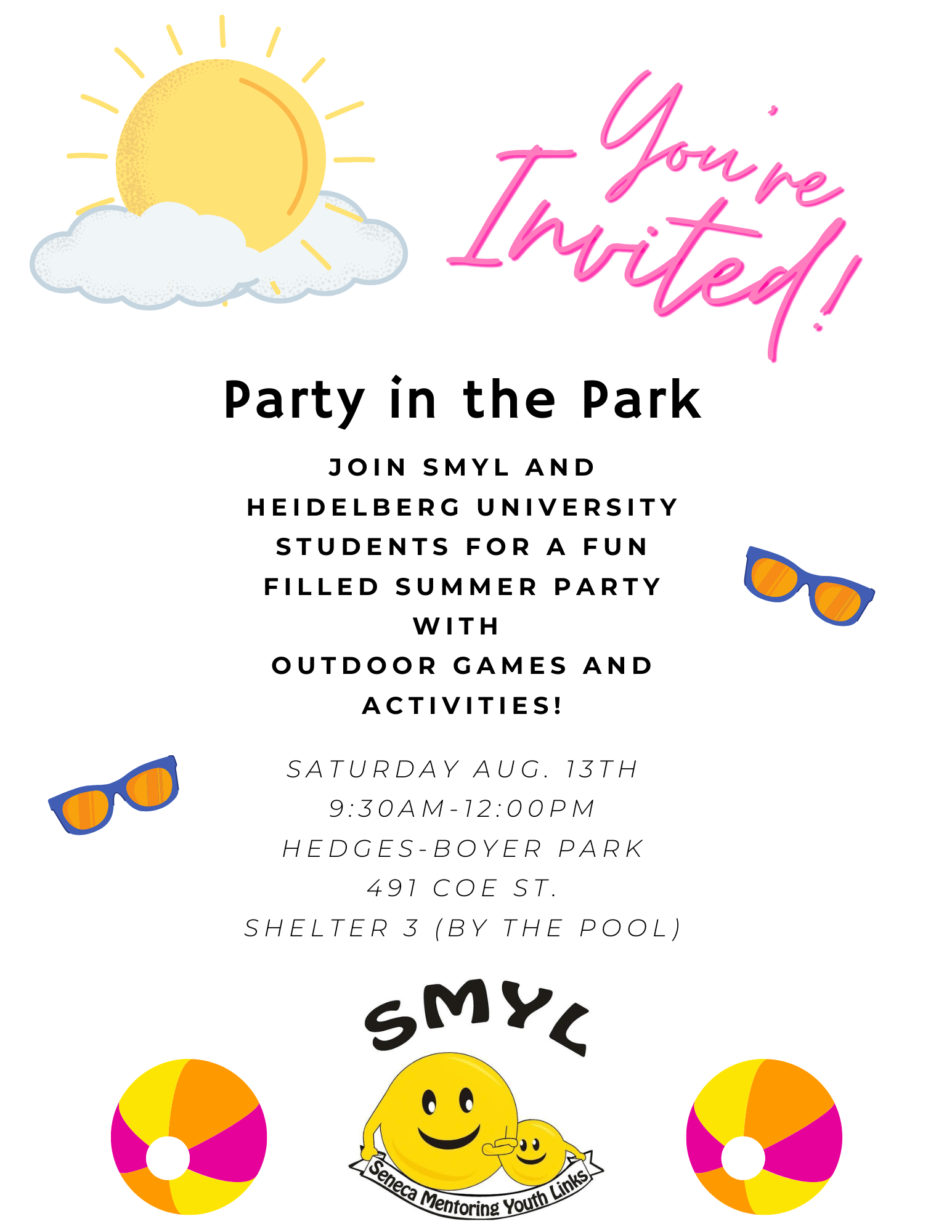 SMYL Party in the Park & Open House to Celebrate Matt Coleman