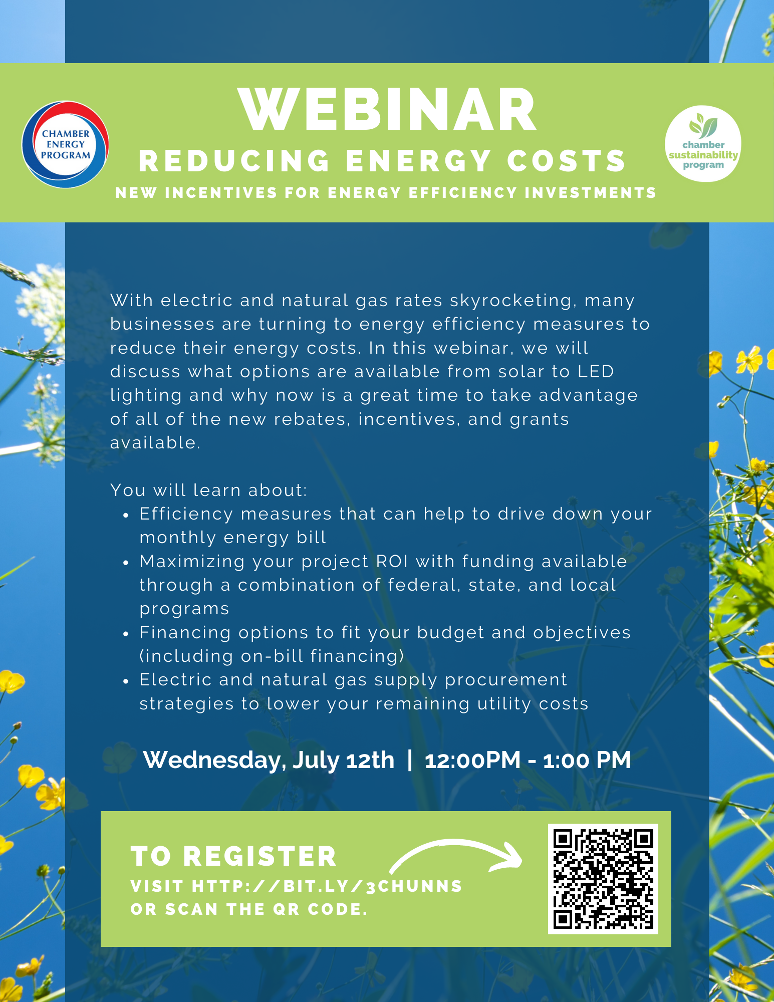 Reducing Energy Costs Webinar