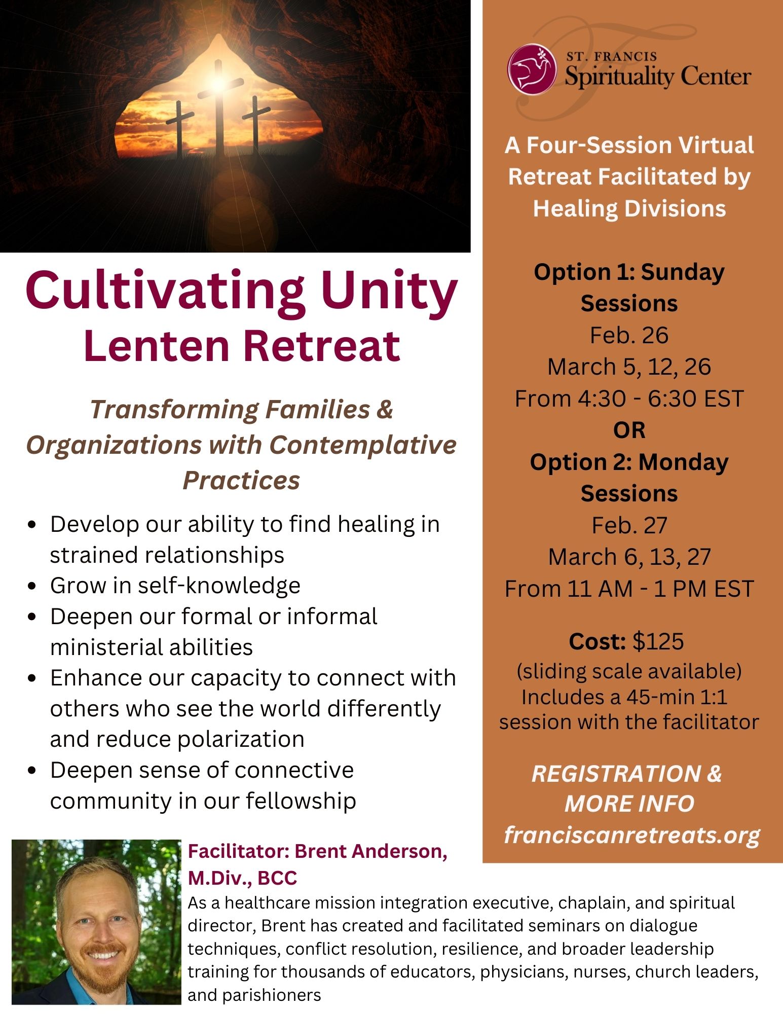 Cultivating Unity Lenten Retreat