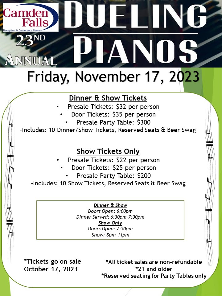 22nd Annual St. Patrick's Day Dueling Pianos