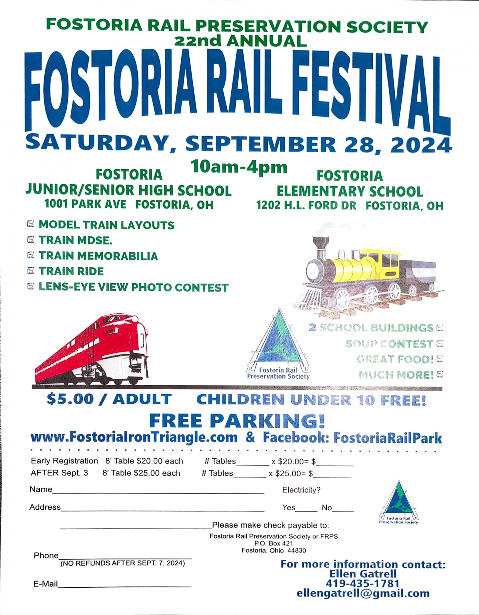 22nd Annual Fostoria Rail Festival