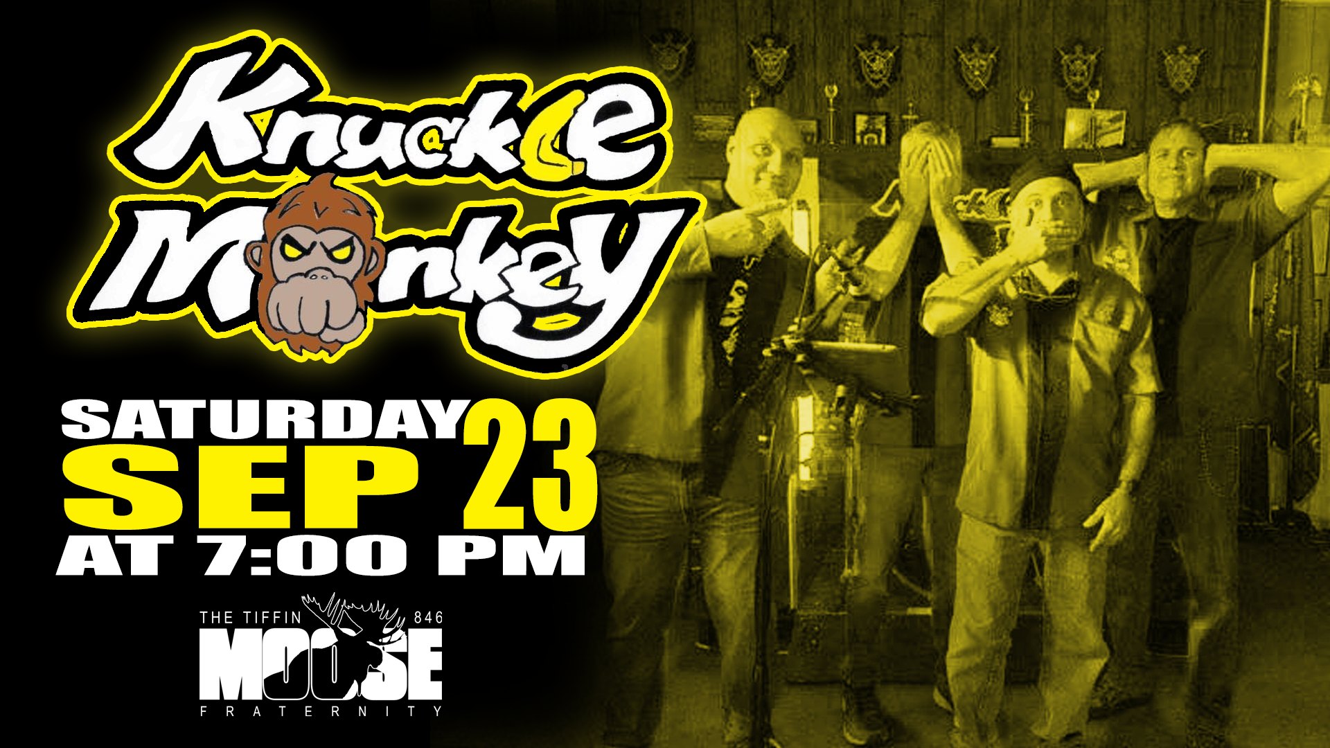 Knuckle Monkey Band @ The Tiffin Moose