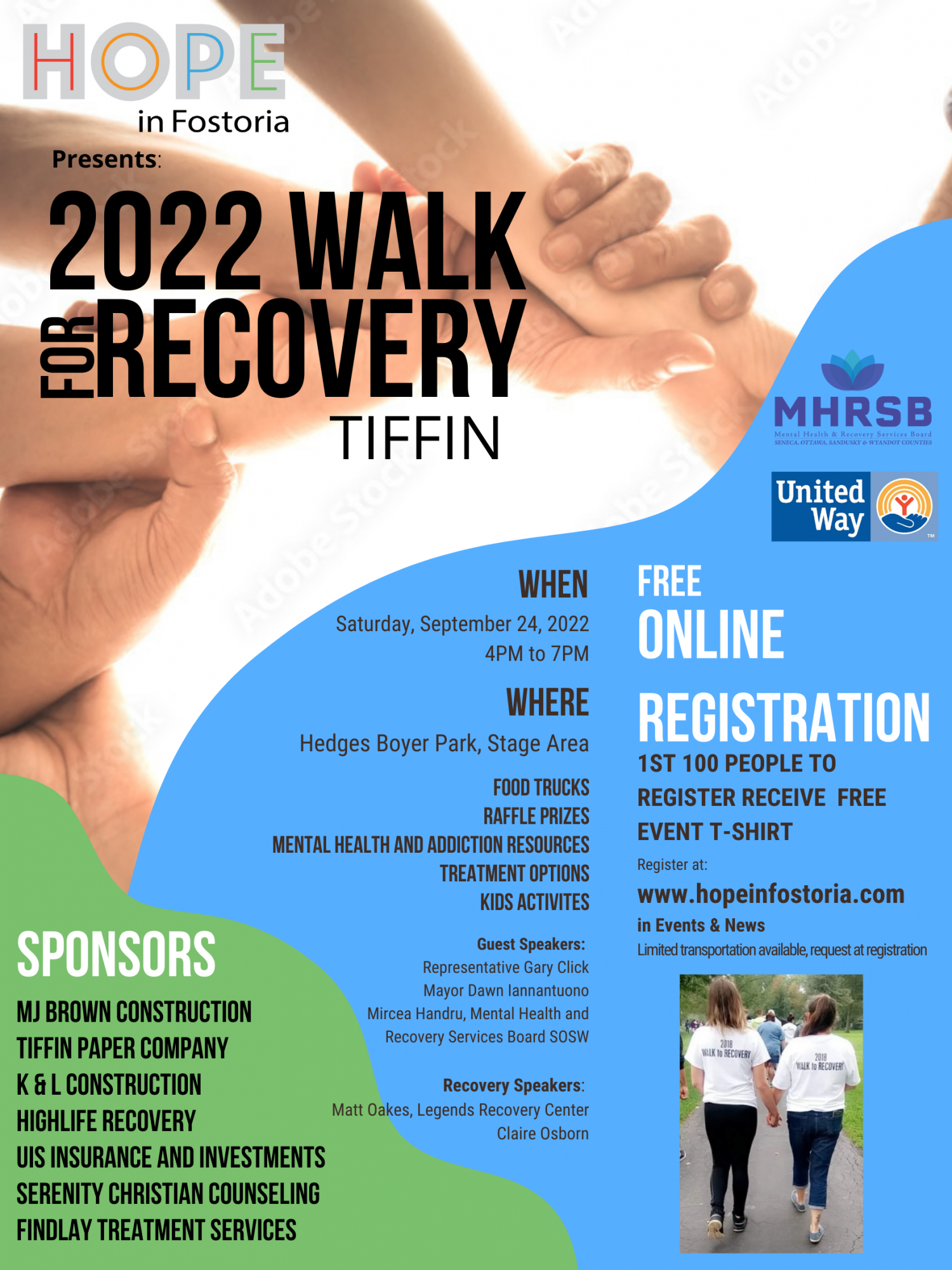 2022 Walk For Recovery Tiffin