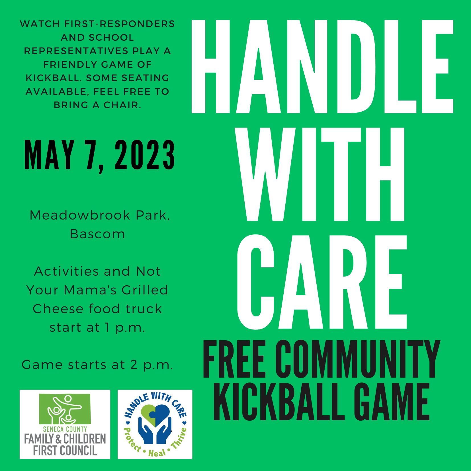 Handle With Care Community Kickball Game