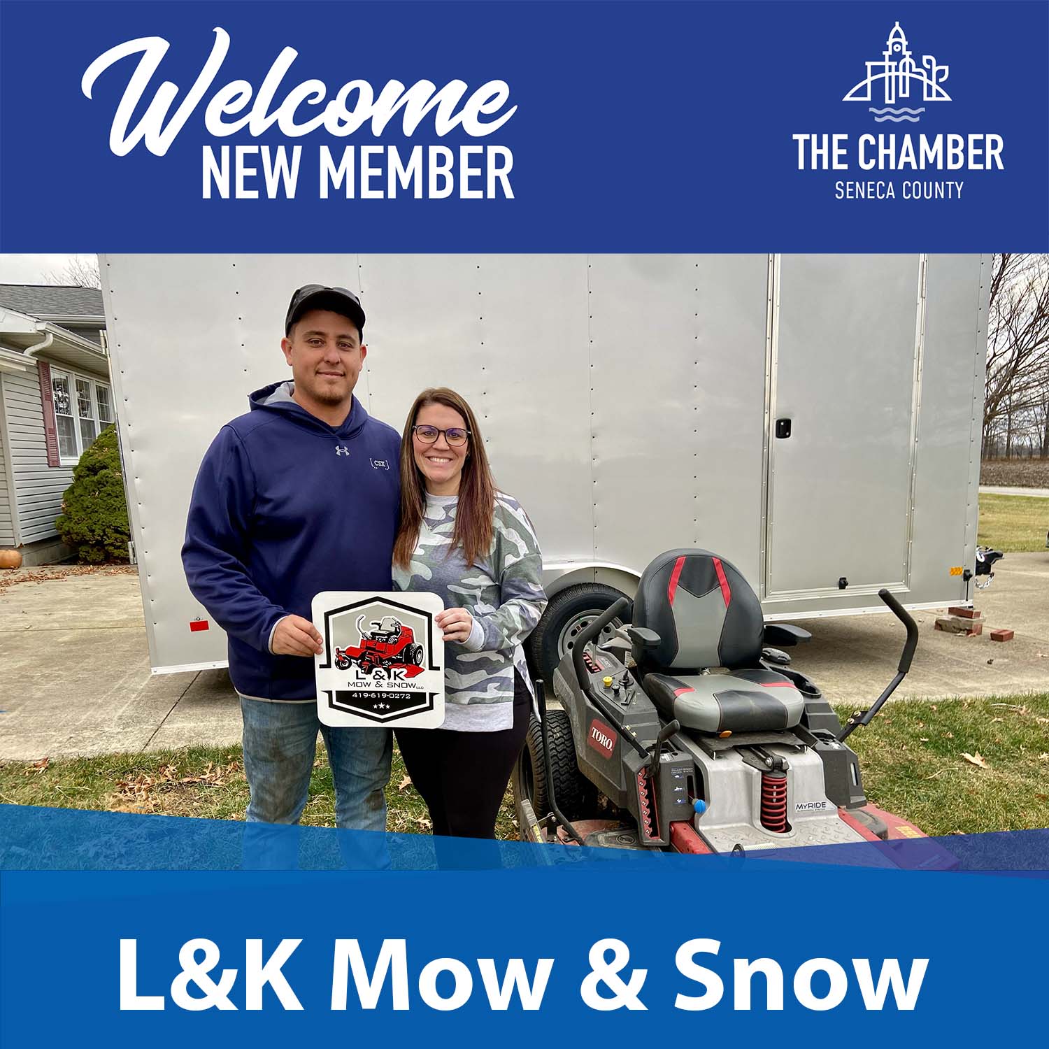New Member: L & K Mow & Snow, LLC.