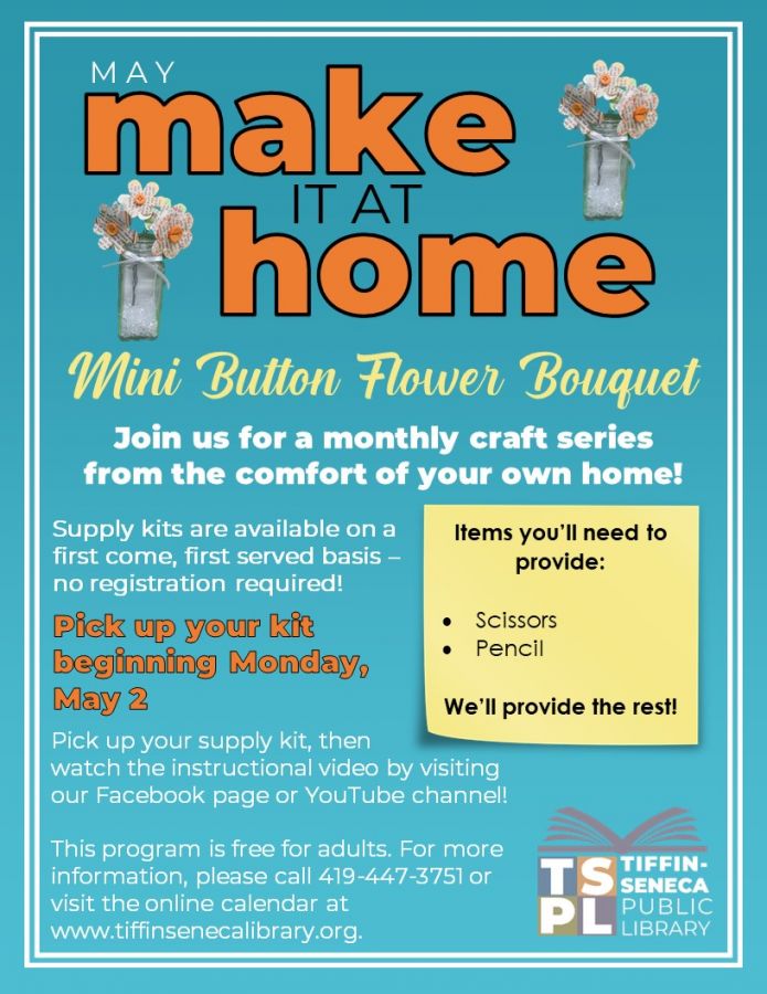 TSPL: Make It At Home: Mini Button Flower Bouquet