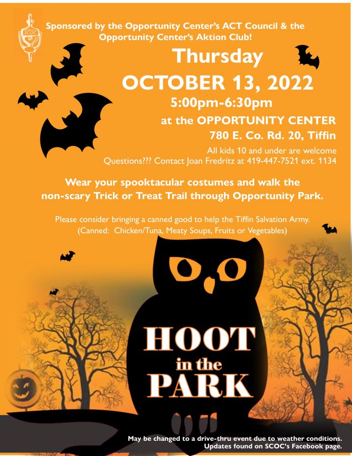 Hoot in the Park -- Inclusive Trick-or-Treat at Opportunity Park - Seneca  Regional Chamber of Commerce