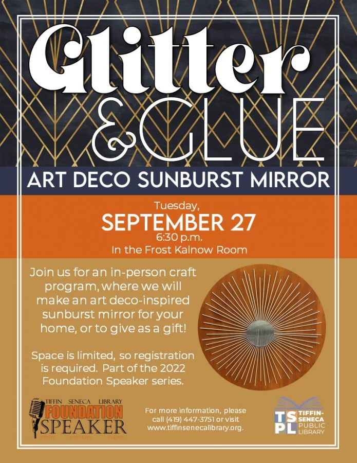 Glitter & Glue: Sunburst Mirror - A 2022 Foundation Speaker Event