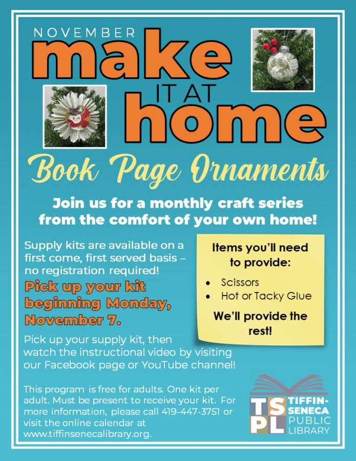 Make It At Home: Book Page Ornaments
