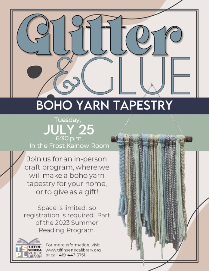 Glitter & Glue: Boho Yarn Tapestry