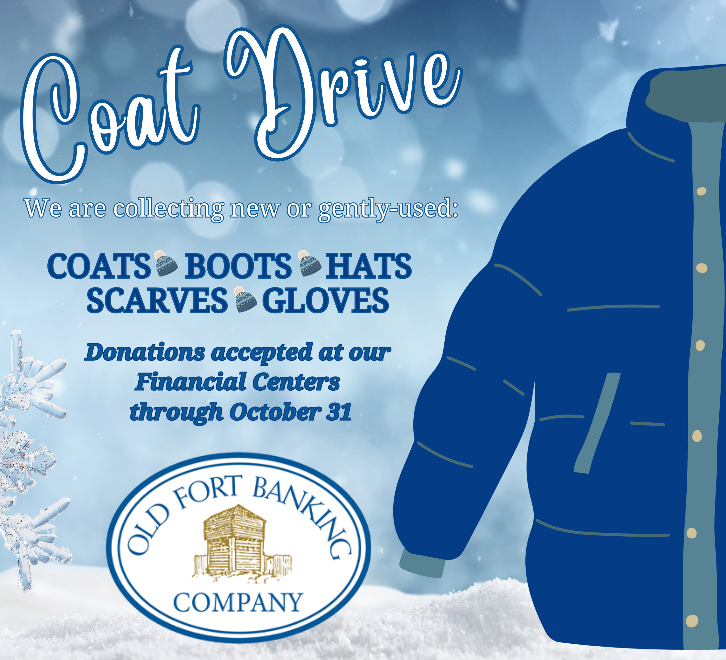 Old Fort Bank Seeking Donations for Annual Winter Apparel Drive