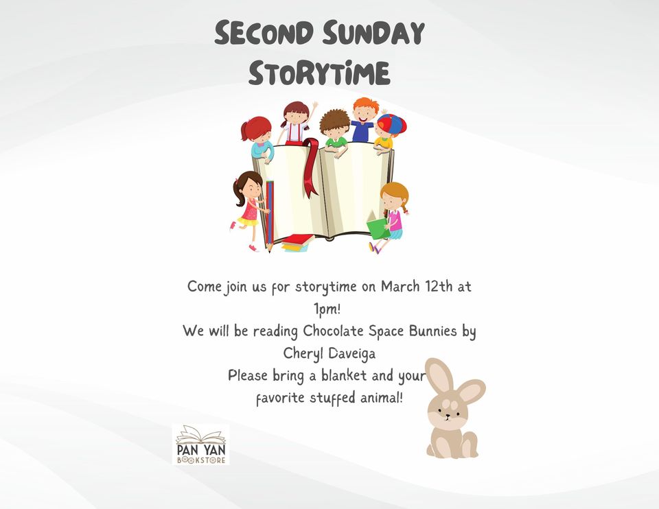 Second Sunday Storytime at Pan Yan bookstore