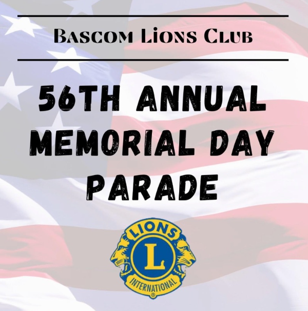 Bascom Lions Club 56th Annual Memorial Day Parade