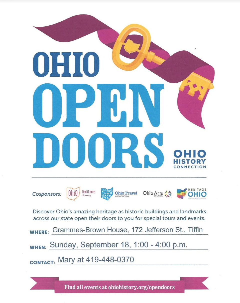 Tiffin Historic Trust - Ohio Open Doors at the Grammes-Brown House