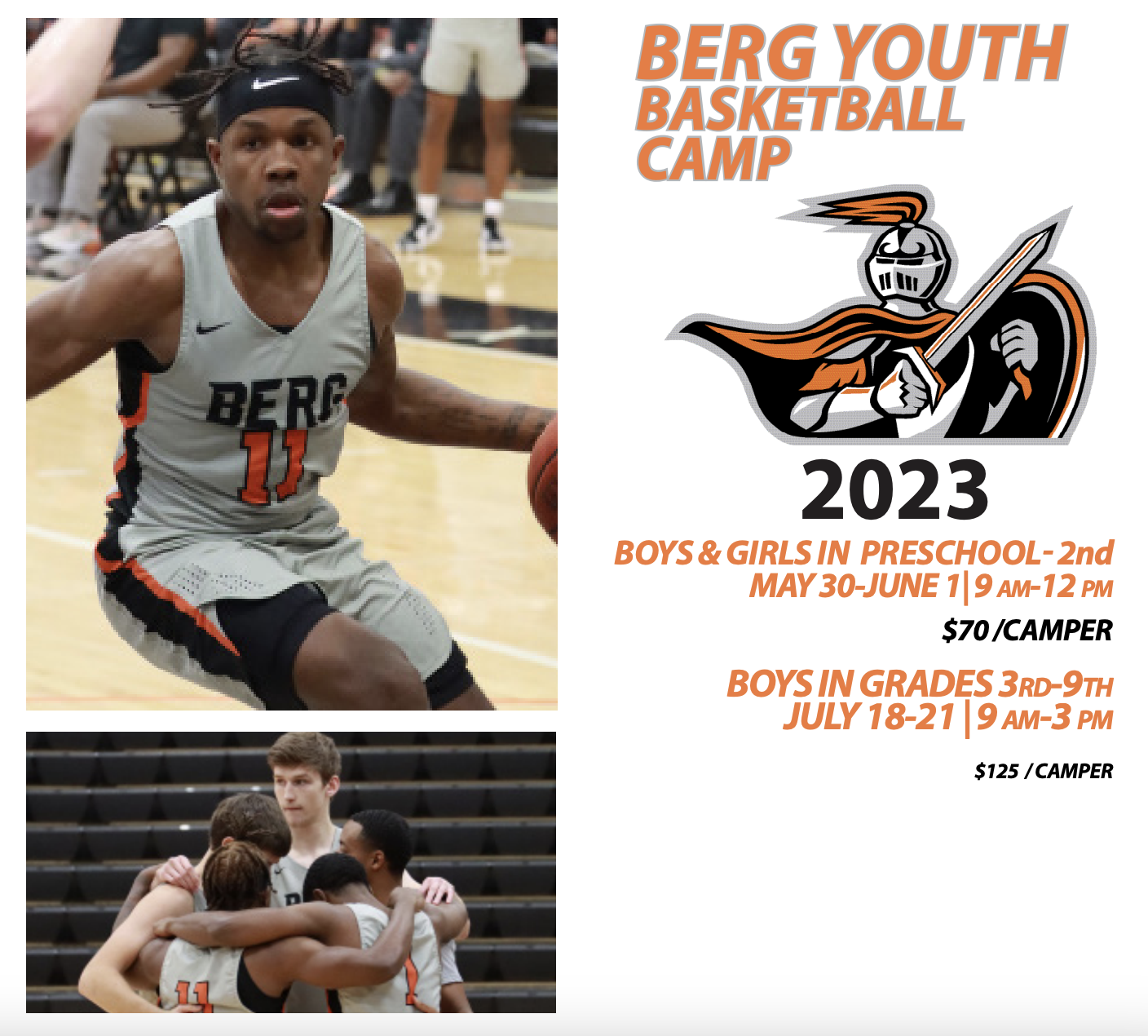 Berg Youth Basketball Camp