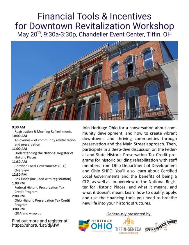 Financial Tools & Incentives for Downtown Revitalization Workshop