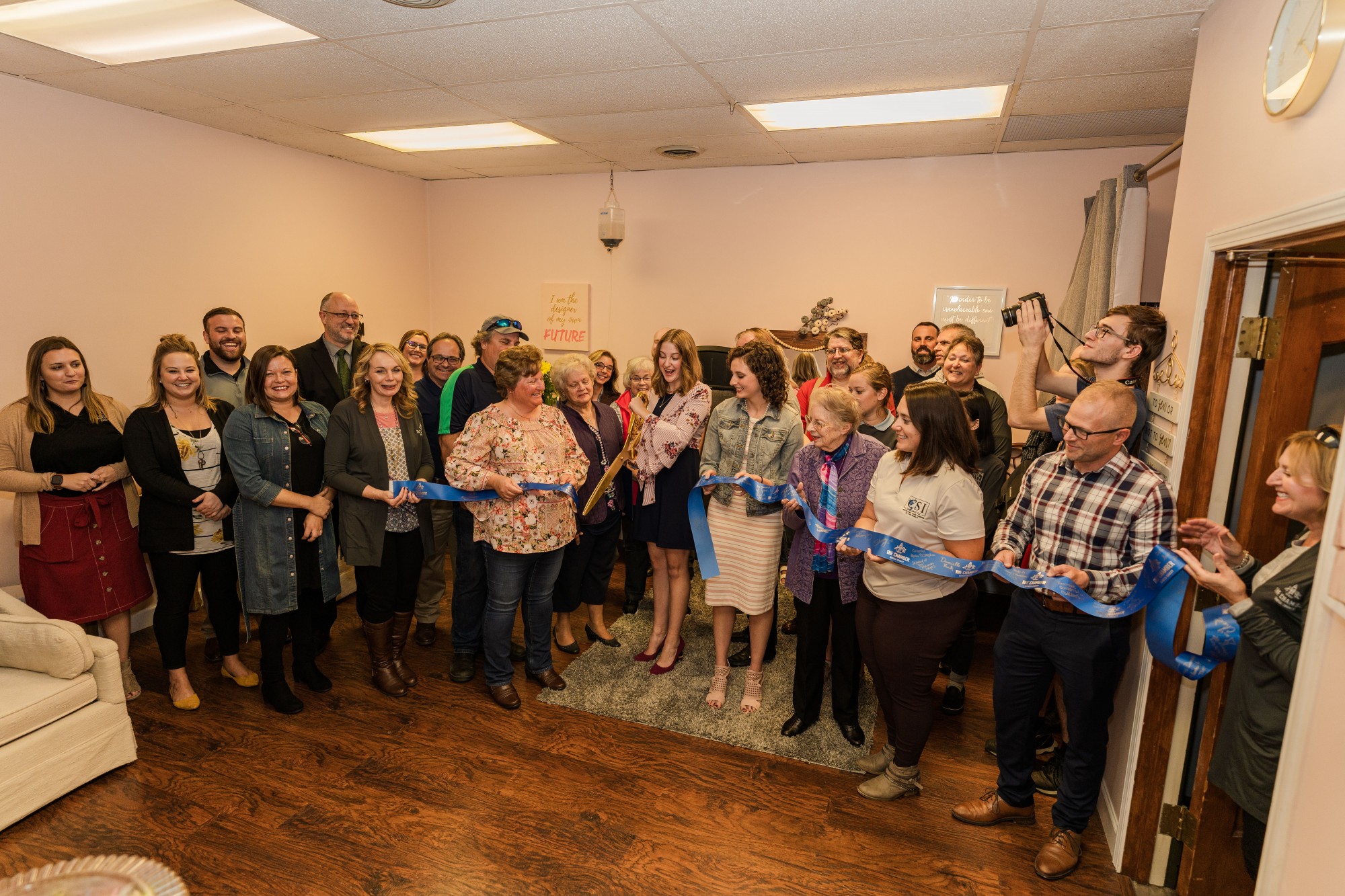 Yours With Every Stitch Celebrates Opening with Ribbon Cutting!