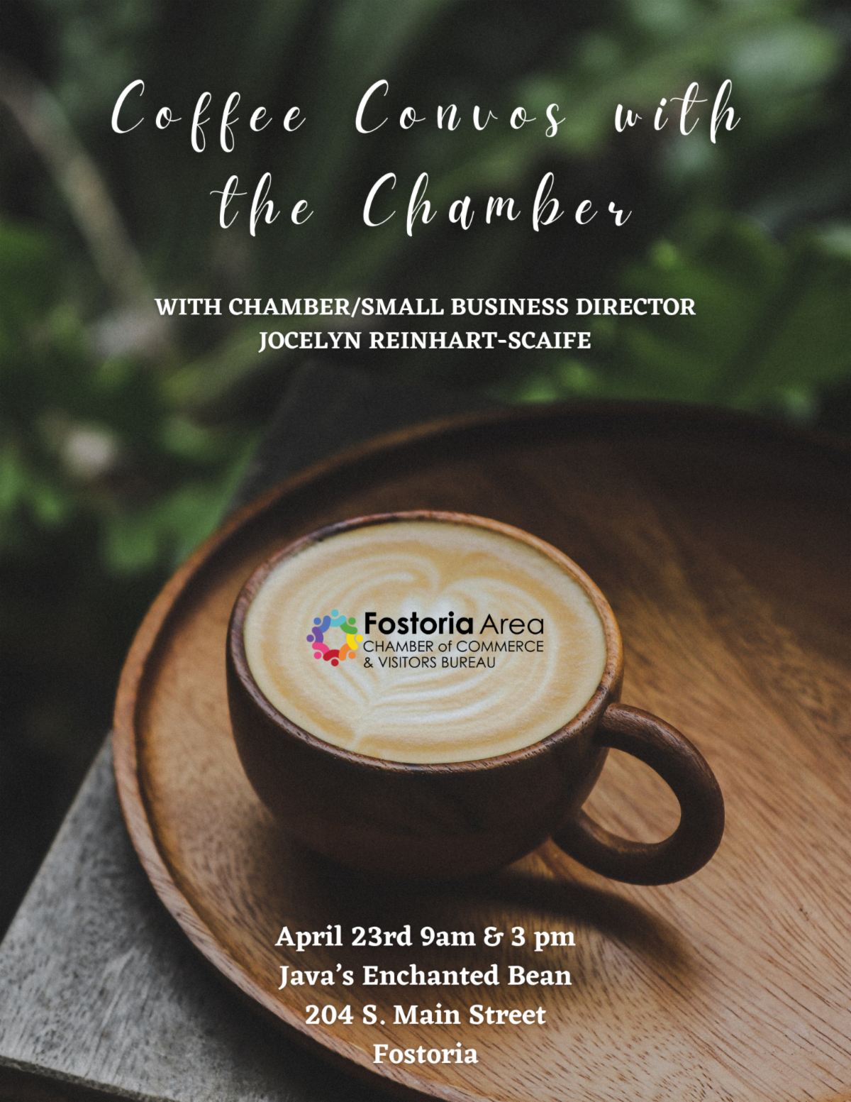 Coffee Convos with the Fostoria Chamber